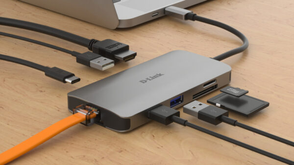 D-Link DUB-M810 Bedraad USB 3.2 Gen 1 (3.1 Gen 1) Type-C Aluminium - Afbeelding 5