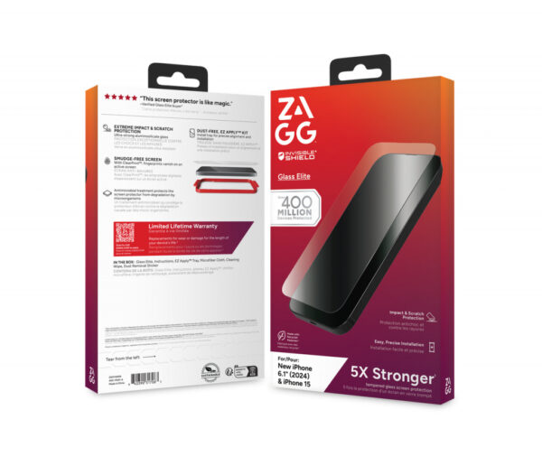 InvisibleShield Glass Elite Doorzichtige schermbeschermer Apple 1 stuk(s) - Afbeelding 6