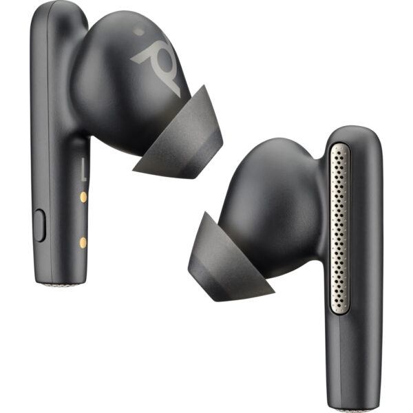 POLY Voyager Free 60 UC M Carbon Black Earbuds + BT700 USB-C-adapter + oplaadcase basis - Afbeelding 6