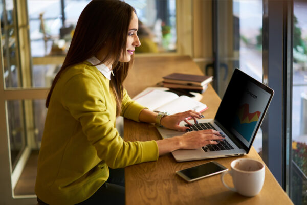 3M Bright Screen Privacy Filter voor 13.3in Volledig Scherm Laptop, 16:10, BP133W1E - Afbeelding 3