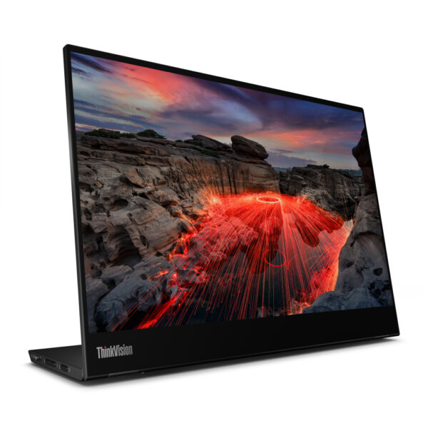 Lenovo ThinkVision M14t Gen 2 LED display 35,6 cm (14") 2240 x 1400 Pixels 2.2K Touchscreen Zwart - Afbeelding 2