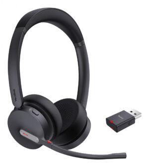 Yealink WH64 Hybrid Dual UC Headset Draadloos Hoofdband Kantoor/callcenter Micro-USB Bluetooth Zwart