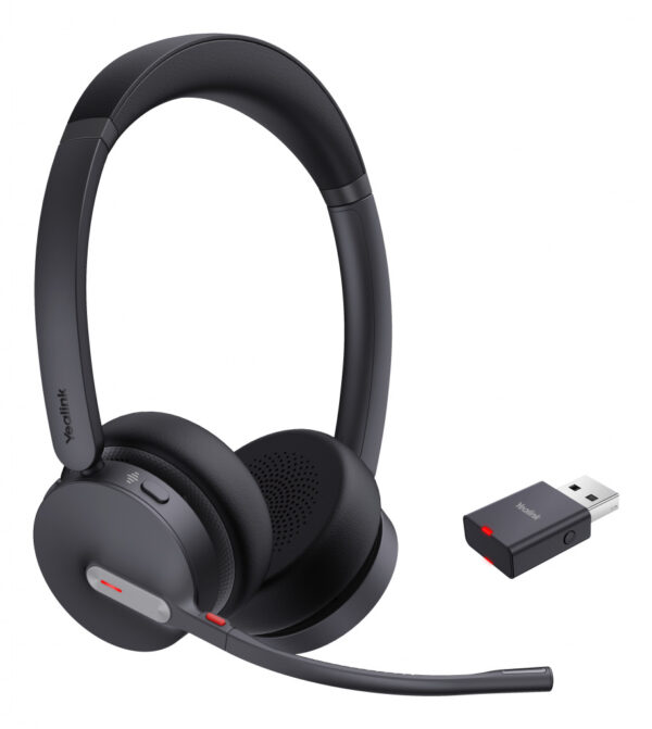 Yealink WH64 Hybrid Dual UC Headset Draadloos Hoofdband Kantoor/callcenter Micro-USB Bluetooth Zwart
