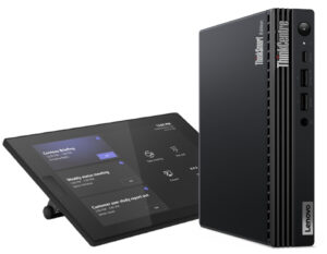 Lenovo ThinkSmart Tiny Kit Intel® Core™ i3 i3-13100T 16 GB DDR4-SDRAM 256 GB SSD Windows 11 IoT Enterprise Mini PC Z