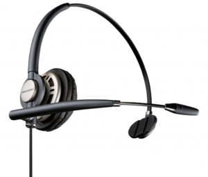 POLY EncorePro HW710 Single Ear Headset + draagetui