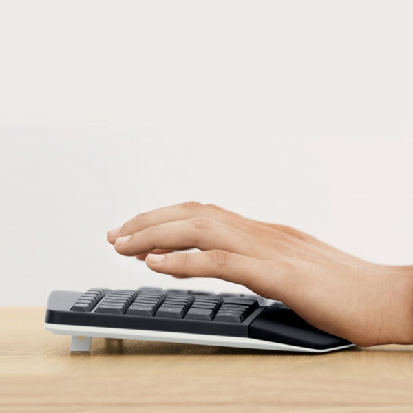 Logitech 920-008221 toetsenbord Inclusief muis Universeel RF-draadloos + Bluetooth QWERTZ Duits Zwart - Afbeelding 4