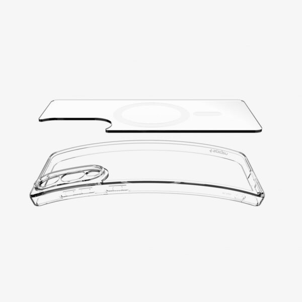 Spigen Ultra Hybrid (MagFit) mobiele telefoon behuizingen 17 cm (6.7") Hoes Transparant, Wit - Afbeelding 5