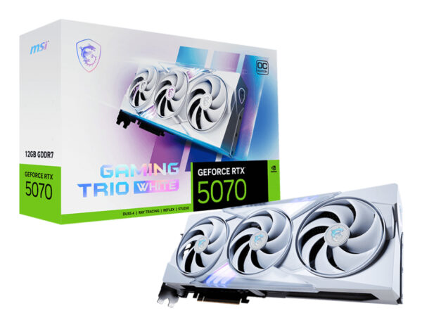MSI GeForce RTX 5070 12GB GAMING TRIO OC WHITE