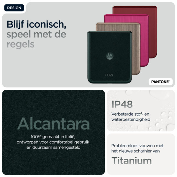 Motorola razr 60 ultra 17,7 cm (6.96") Dual SIM Android 15 5G USB Type-C 16 GB 512 GB 4700 mAh Groen - Afbeelding 4