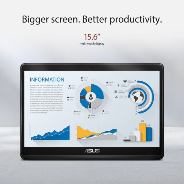 ASUS ExpertCenter E1 AiO E1600WKAT-BA069M Intel® Celeron® N N4500 39,6 cm (15.6") 1920 x 1080 Pixels Touchscreen Alles-in-één-pc - Afbeelding 12