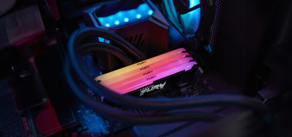 Kingston Technology FURY Beast 64GB 3200MT/s DDR4 CL16 DIMM (Sets van 4) 1Gx8 RGB - Afbeelding 4