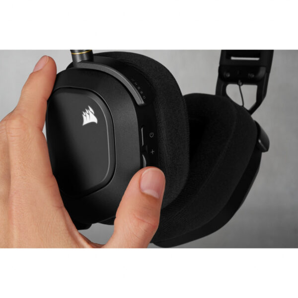 Corsair HS80 RGB Headset Draadloos Hoofdband Gamen Zwart - Afbeelding 6