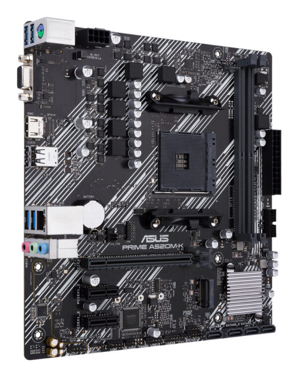 ASUS PRIME A520M-K AMD A520 Socket AM4 micro ATX - Afbeelding 3