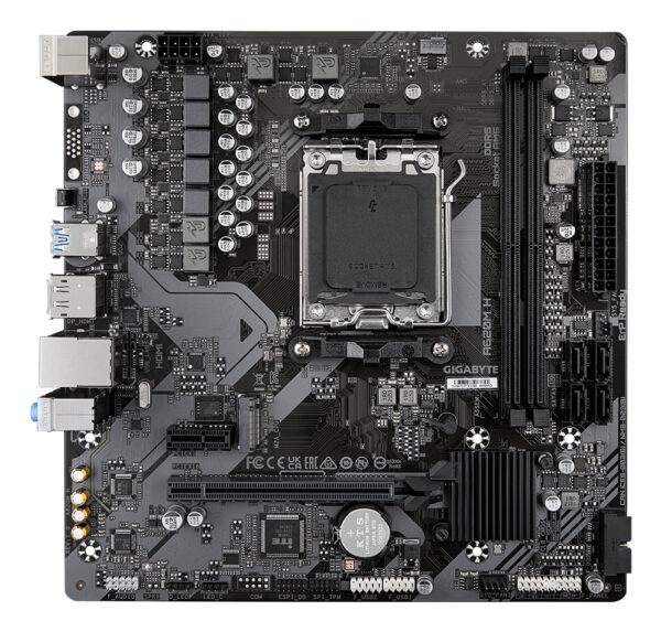 GIGABYTE A620M H moederbord AMD A620 Socket AM5 micro ATX - Afbeelding 2