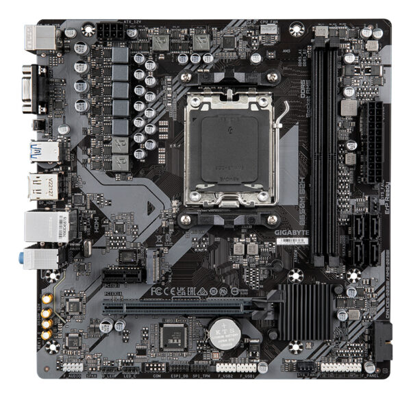 GIGABYTE B650M S2H moederbord AMD B650 Socket AM5 micro ATX - Afbeelding 3