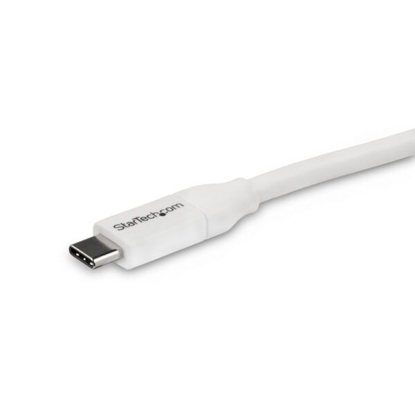StarTech.com 4m USB-C Laadkabel, Fast Charge & Sync Type C Kabel, 100W (5A) PD, USB 2.0, USB-IF Gecertificeerd - Zwarte USB Opla - Afbeelding 2