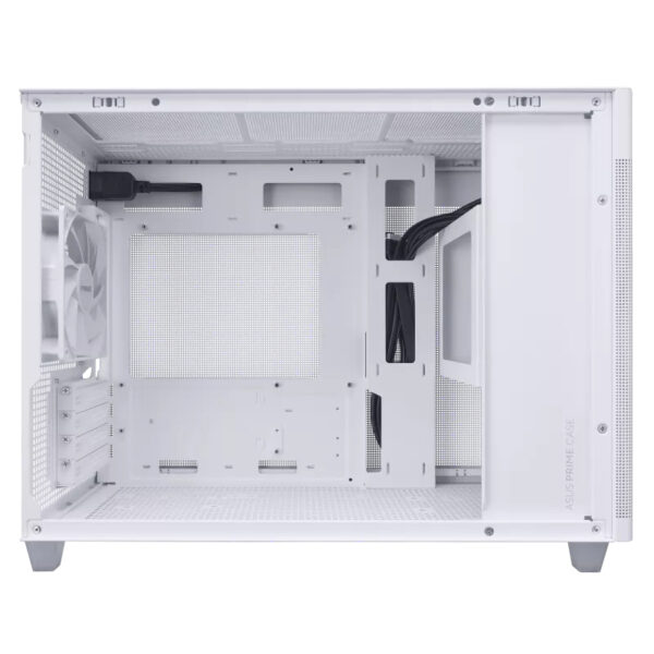 ASUS PRIME AP201 CASE TG WHITE Mini Tower Wit - Afbeelding 2