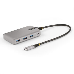 StarTech.com 4-Port USB-C Hub met USB-C DP Alt Mode Video Output 4K 60Hz, 3x USB-A, 1x USB Type-C, 100W Power Delivery Pass-Thr