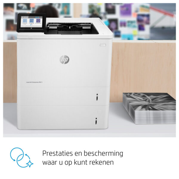 HP LaserJet Enterprise M611dn Zwart-wit Printer, Alleen Ethernet; Dubbelzijdig - Afbeelding 2