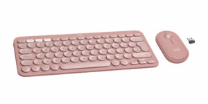 Logitech 920-012241 toetsenbord Inclusief muis Universeel RF-draadloos + Bluetooth QWERTY US International Roze