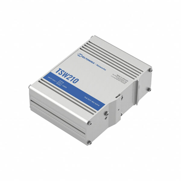 Teltonika TSW210 netwerk-switch Unmanaged Gigabit Ethernet (10/100/1000) Aluminium - Afbeelding 4