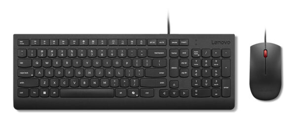 Lenovo 4X31R64400 toetsenbord Inclusief muis Universeel USB Amerikaans Engels Zwart