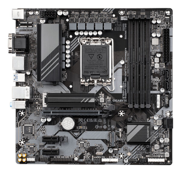 GIGABYTE B760M DS3H moederbord Intel B760 Express LGA 1700 micro ATX - Afbeelding 3