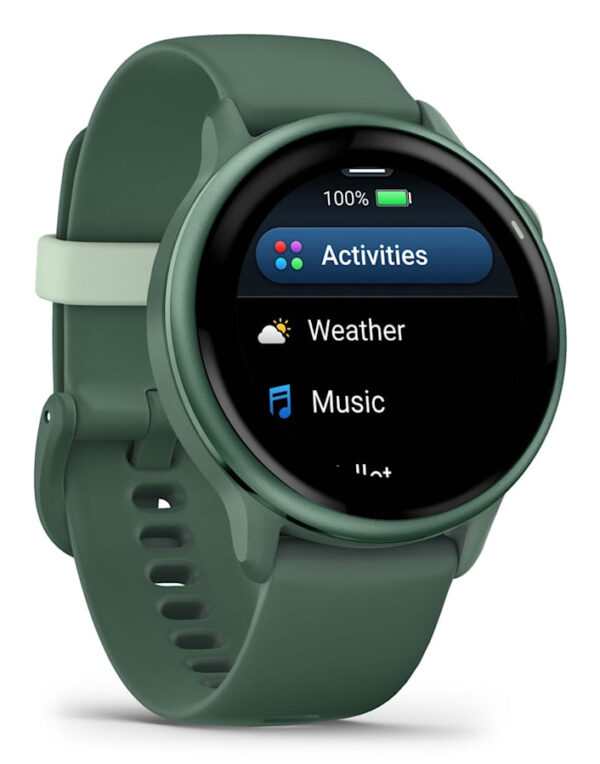 Garmin vívoactive 6 3,05 cm (1.2") AMOLED 42 mm Digitaal 390 x 390 Pixels Touchscreen Groen Wifi GPS - Afbeelding 2