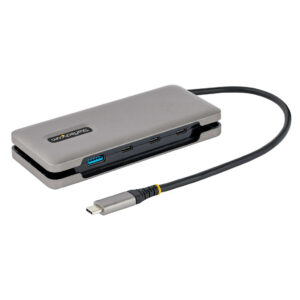 StarTech.com 4-Port USB-C Hub, 1x USB-A & 3x USB-C Ports, USB 3.1 10Gbps, Bus Powered USB Hub, USB Type C Hub met 25cm Wrap-Arou