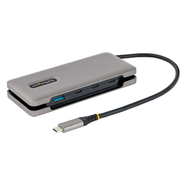 StarTech.com 4-Port USB-C Hub, 1x USB-A & 3x USB-C Ports, USB 3.1 10Gbps, Bus Powered USB Hub, USB Type C Hub met 25cm Wrap-Arou