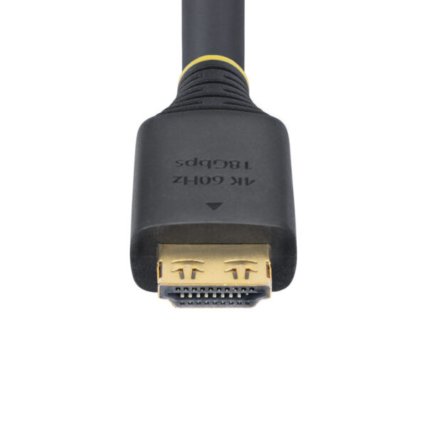 StarTech.com 6m High Speed HDMI Kabel met Grip Connectors, 4K 60Hz/1440p 144Hz, HDR10/HDCP 2.2/ARC, 18Gbps, UHD HDMI 2.0 Kabel v - Afbeelding 5
