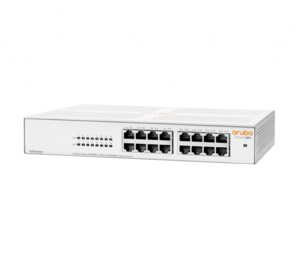 Hewlett Packard Enterprise Aruba Instant On 1430 16G Unmanaged L2 Gigabit Ethernet (10/100/1000) 1U Wit - Afbeelding 2