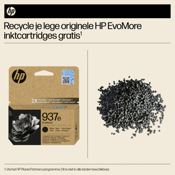 HP 937e EvoMore originele zwarte inktcartridge - Afbeelding 7