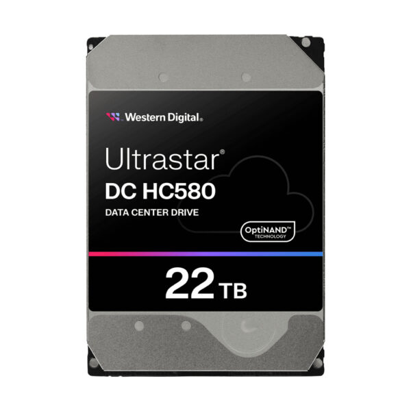Western Digital Ultrastar DC HC580 interne harde schijf 22 TB 7200 RPM 512 MB 3.5" SAS - Afbeelding 2