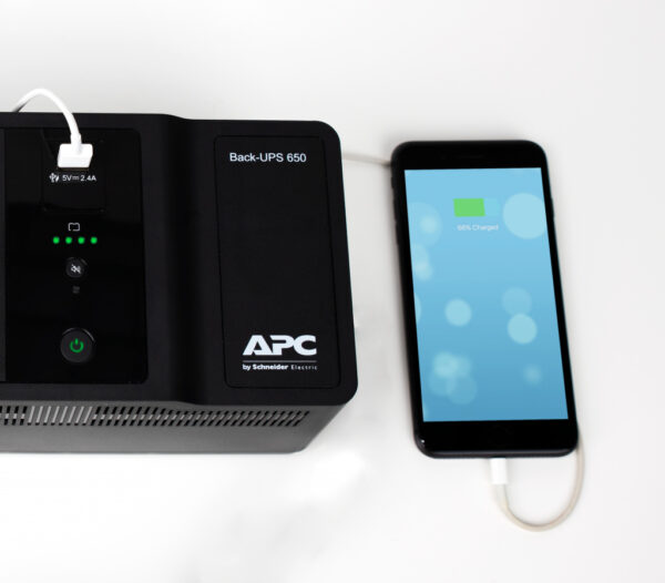 APC Back-UPS BE650G2-GR - Noodstroomvoeding 8x stopcontact, 650VA, 1 USB oplader, 1 USB datapoort - Afbeelding 6