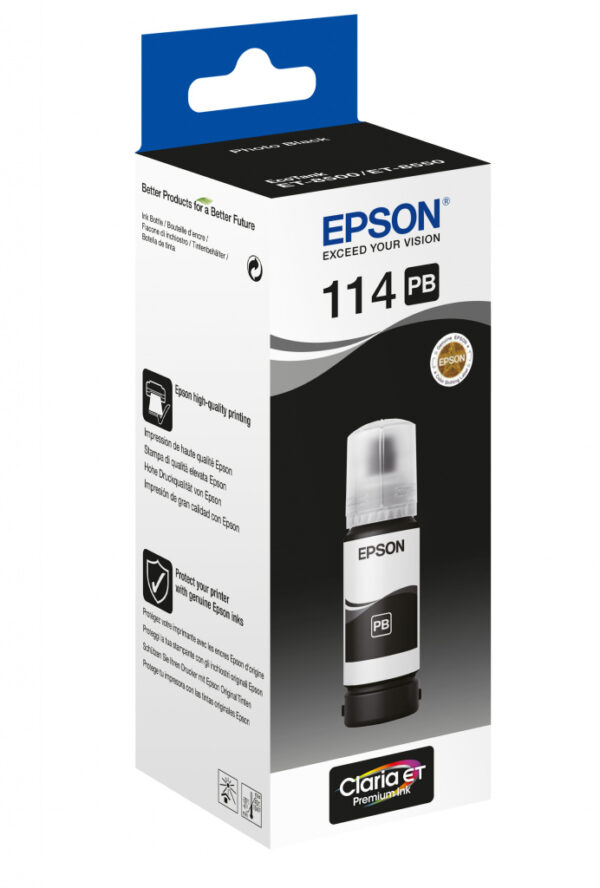 Epson 114 EcoTank Photo Black ink bottle - Afbeelding 2