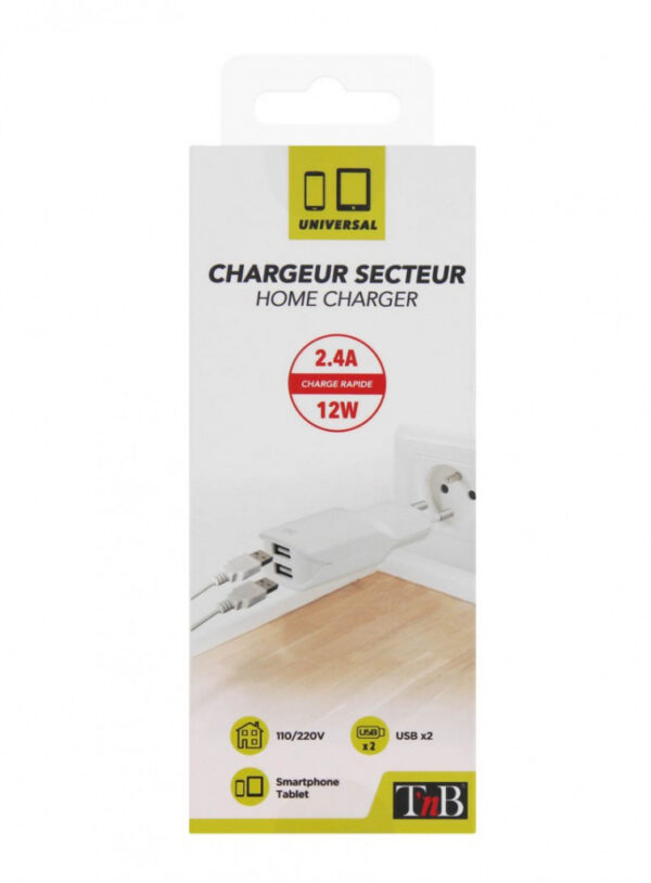 T'nB CH2USB24A oplader voor mobiele apparatuur - Afbeelding 4