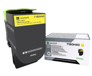 Lexmark 71B0H40 tonercartridge 1 stuk(s) Origineel Geel