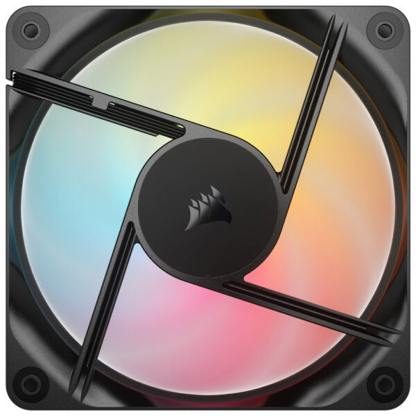 Corsair RS120-R ARGB Computer behuizing Ventilator 12 cm Zwart 3 stuk(s) - Afbeelding 2