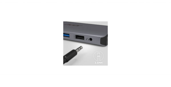 Acer 12-in-1 Type-C Dongle Bedraad USB 3.2 Gen 1 (3.1 Gen 1) Type-C Zilver - Afbeelding 9