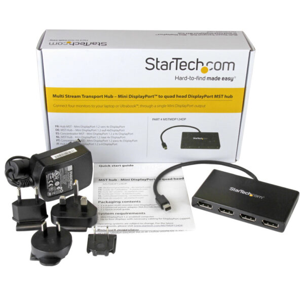 StarTech.com Mini DisplayPort naar DisplayPort multi-monitor splitter 4 poorts MST Hub - Afbeelding 8