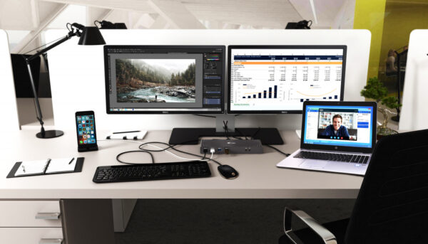 i-tec CADUAL4KDOCK laptop dock & poortreplicator Bedraad USB 3.2 Gen 1 (3.1 Gen 1) Type-C Zwart, Turkoois - Afbeelding 11