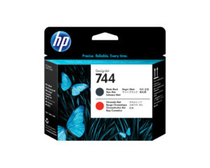 HP 744 matzwarte/chromatisch rode DesignJet printkop