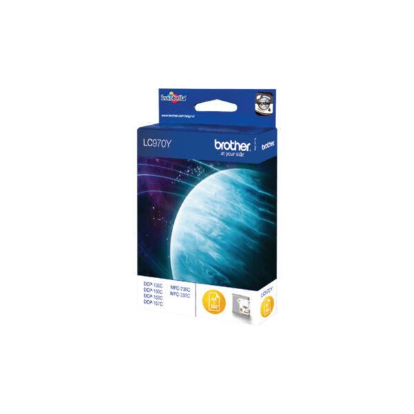 Brother LC970Y inktcartridge 1 stuk(s) Origineel Geel - Afbeelding 2