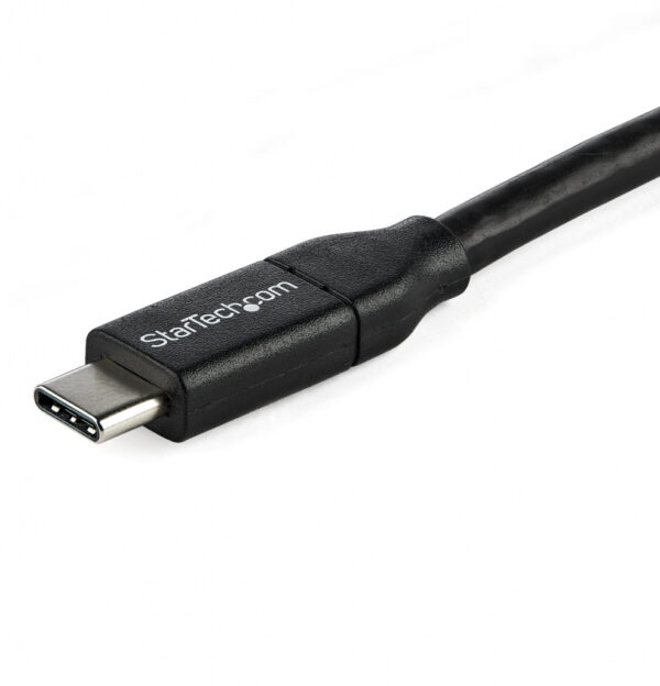 StarTech.com 1m USB-C Laadkabel, Fast Charge & Sync Type C Kabel, 100W (5A) PD, USB 2.0, USB-IF Gecertificeerd - Zwarte USB Opla - Afbeelding 2