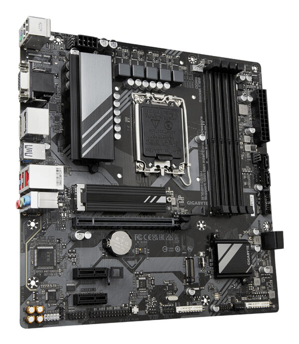 GIGABYTE B760M DS3H moederbord Intel B760 Express LGA 1700 micro ATX - Afbeelding 2