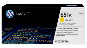 HP 651A originele gele LaserJet tonercartridge