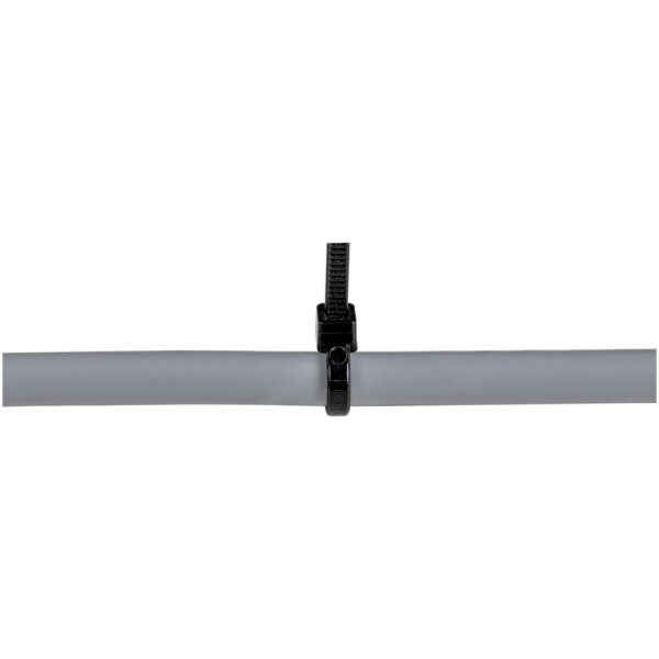 StarTech.com 15 cm Zwarte Kabelbinders 3 mm Breed, 39 mm Bundeldiameter, 18 kg Treksterkte Zelfsluitende Snelbinders uit Nylon - Afbeelding 4