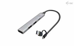 i-tec USB-A/USB-C Metal HUB 1x 3.1+3x2.0