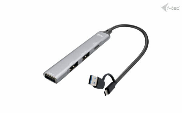 i-tec USB-A/USB-C Metal HUB 1x 3.1+3x2.0